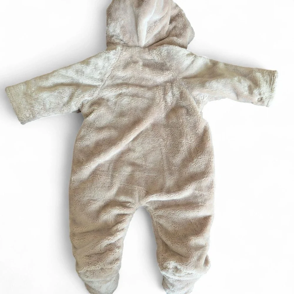 Newborn Plush Cream Bodysuit